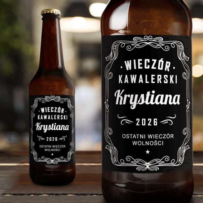 ETYKIETY na piwo Wieczór Kawalerski 10szt