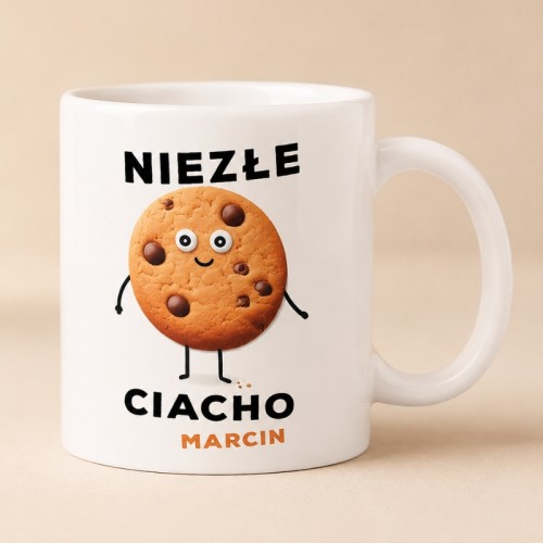 Kubek Niezłe Ciacho z imieniem zabawny prezent na Dzień Chłopaka