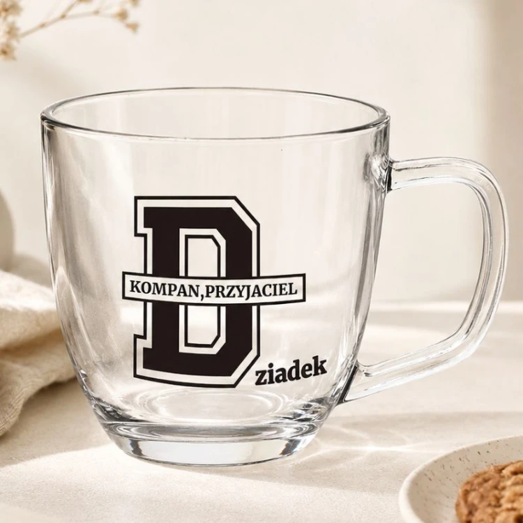 Szklanka dla dziadka Kompan Przyjaciel Dziadek 420 ml.