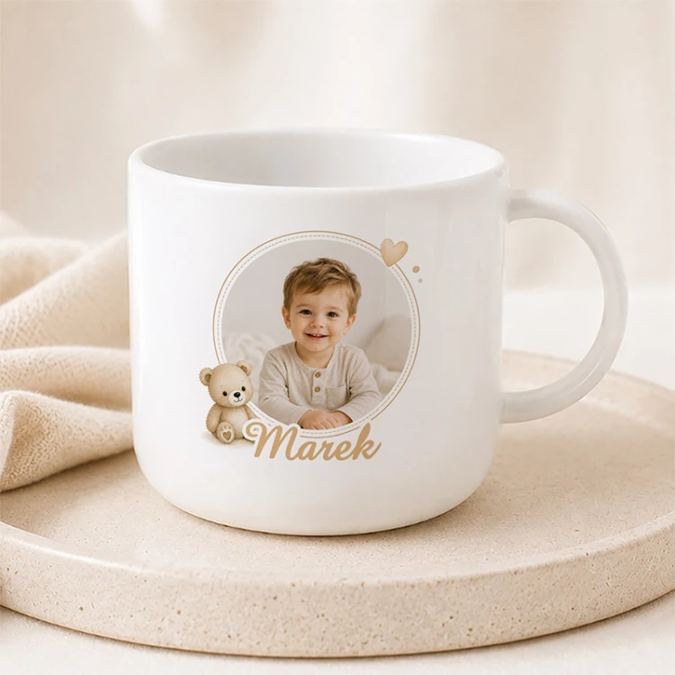 Personalizowany kubek ze zdjęciem dziecka i imieniem