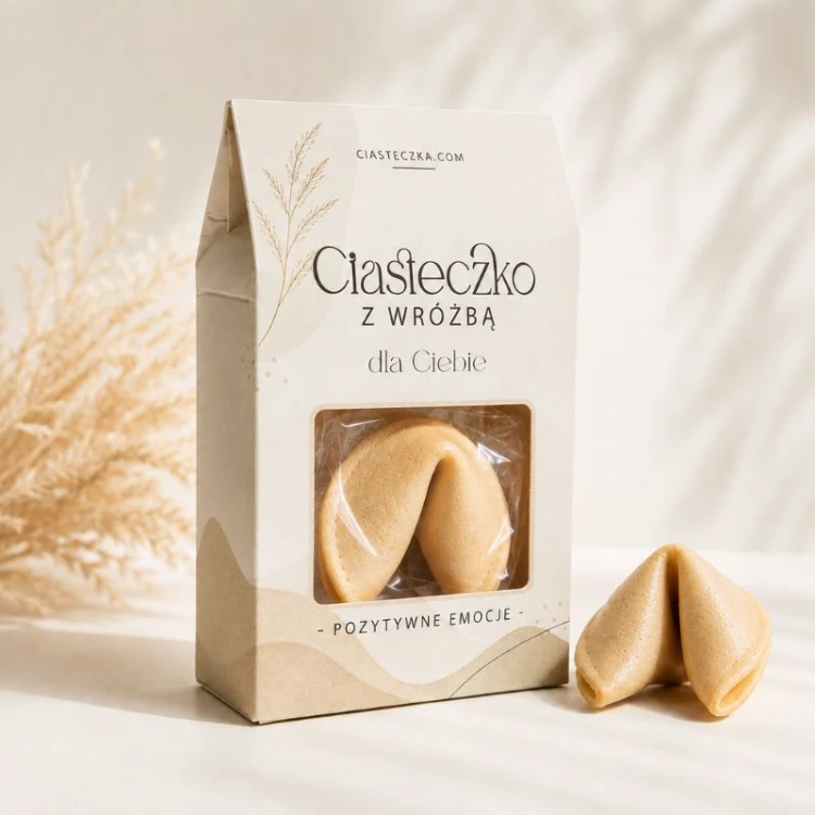 Ciasteczko z wróżbą dla Ciebie w ozdobnym pudełeczku