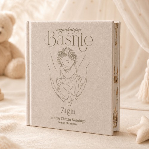 Personalizowana książka z baśniami na Chrzest dla dziewczynki