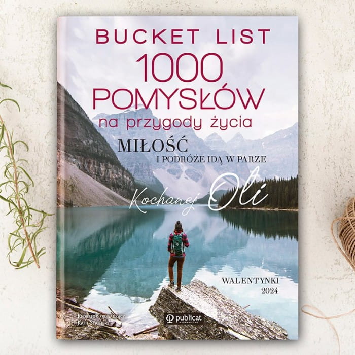 KSIĄŻKA na Walentynki Dla Niej Dla Niego 1000 Pomysłów Na Przygody Życia