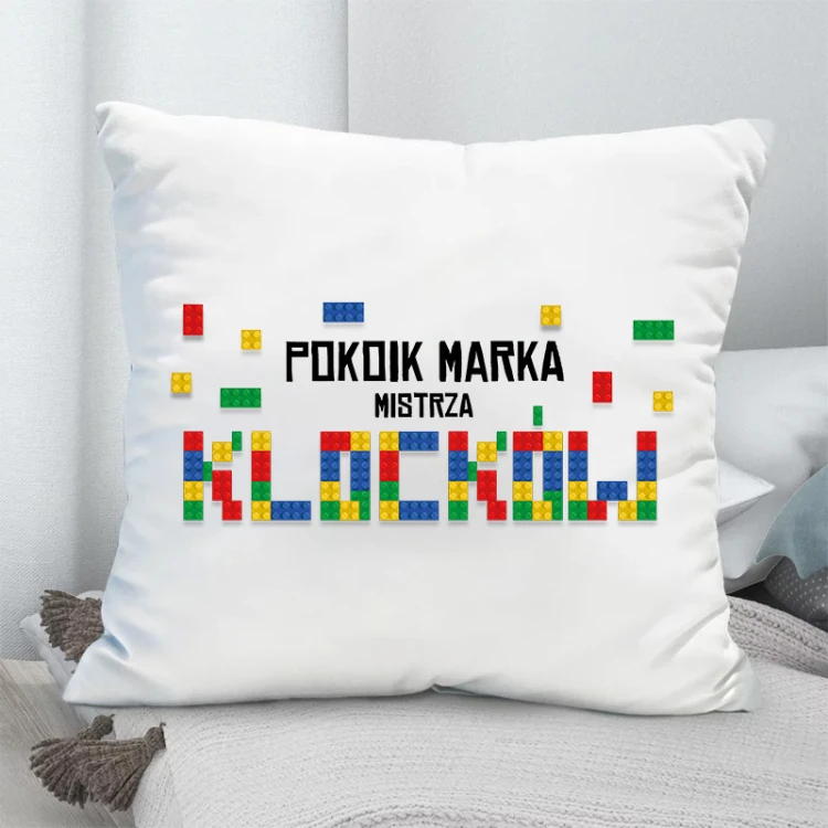 Personalizowana poduszka dla fana klocków LEGO to ciekawy prezent dla chłopca, który uwielbia budować i tworzyć własne konstrukcje.