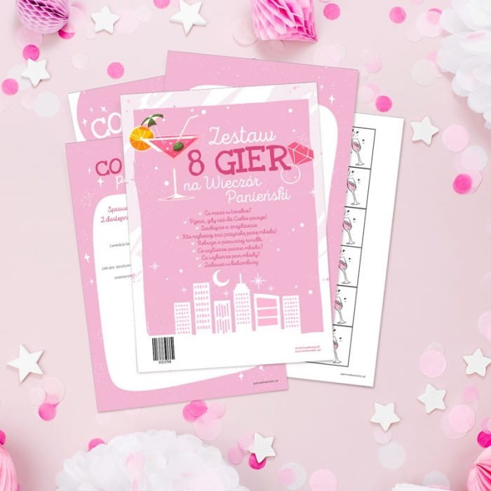 ZESTAW 8 GIER na Wieczór Panieński Kreatywne Wyzwania