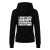 Bluza damska z kapturem i napisem My Boyfriend Knows Everything sprawdzi się jako zabawny prezent dla partnerki.