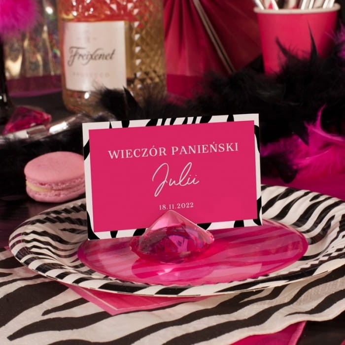 BILECIKI na Wieczór Panieński Wild Party pesonalizowane 10szt