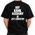 Śmieszny T-shirt męski z dużym nadrukiem na plecach sprawdzi się jako prezent dla faceta z poczuciem humoru.