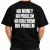 Śmieszny T-shirt męski z dużym napisem na plecach sprawdzi się jako zabawny prezent dla faceta.