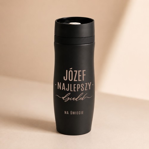 Personalizowany kubek termiczny z napisem dla dziadka.