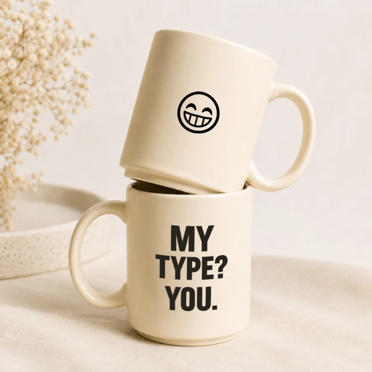 Kubek z napisem My Type YOU romantyczny prezent dla ukochanej osoby