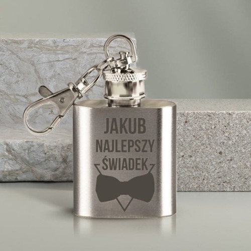 PIERSIÓWKA z haczykiem do kluczy podziękowanie dla Świadka