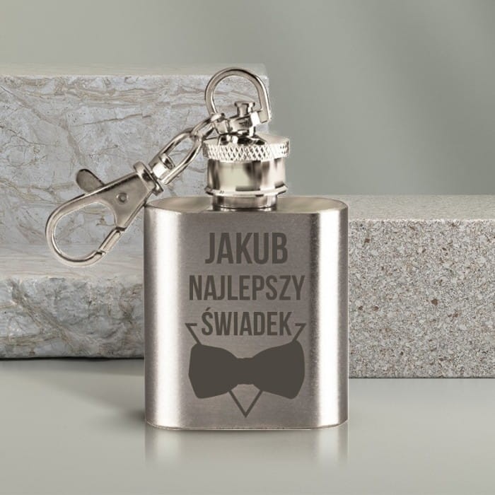 PIERSIÓWKA z haczykiem do kluczy podziękowanie dla Świadka