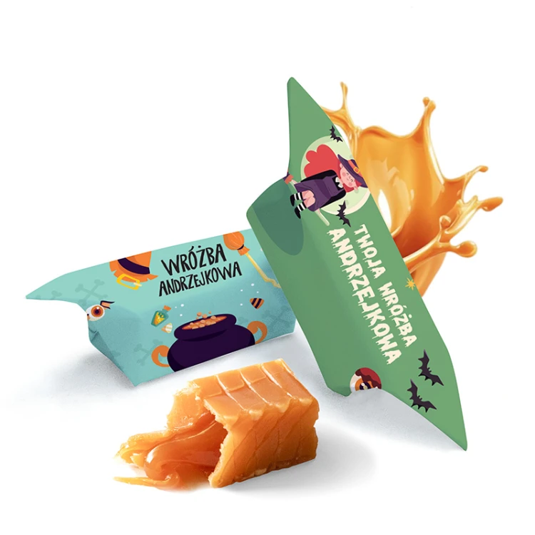 Krówki z przepowiedniami na szkolną imprezę andrzejkową 1kg