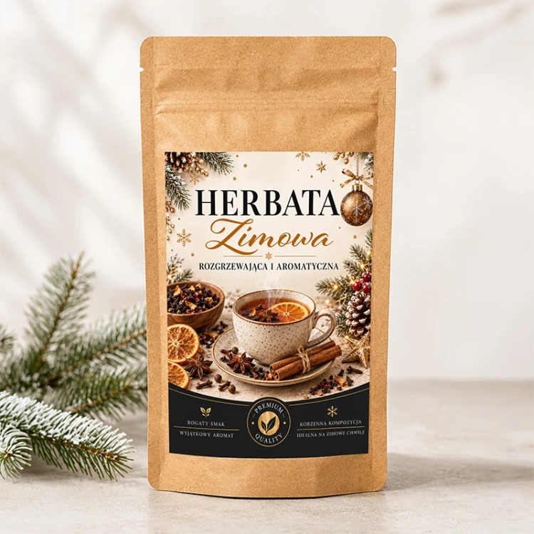 aromatyczna herbata zimowa do zestawu świątecznego