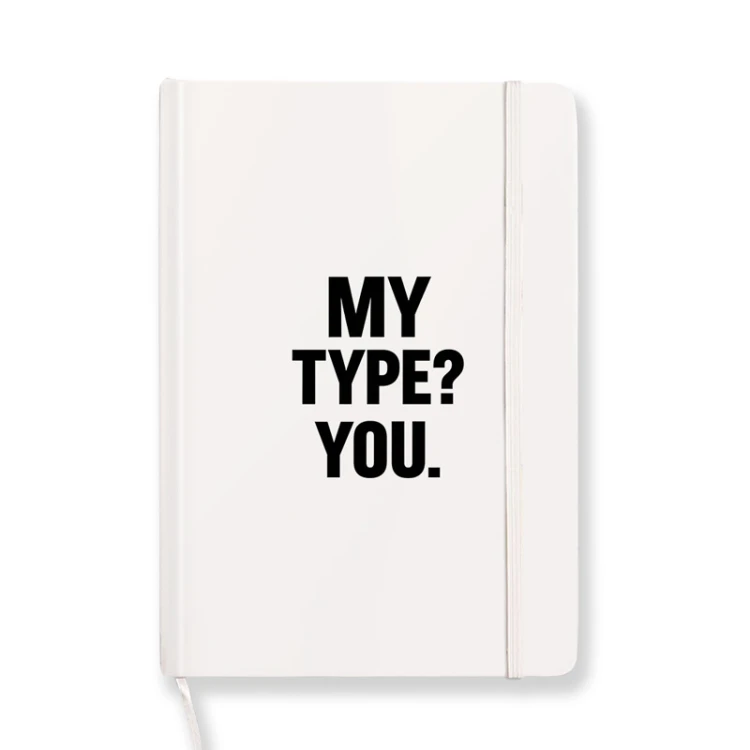romantyczny notatnik my type you na prezent