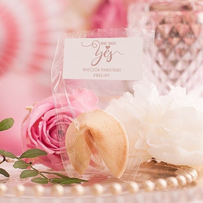 CIASTECZKA z wróżbą na Wieczór Panieński She Said Yes! 10szt. (+etykiety)