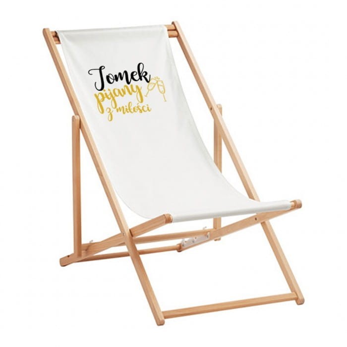 LEŻAK personalizowany PREZENT NA KAWALERSKI Pijany z miłości