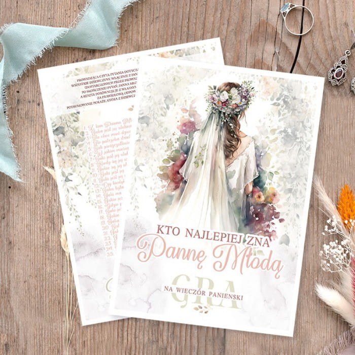 GRA na wieczór panieński Kto najlepiej zna Pannę Młodą?