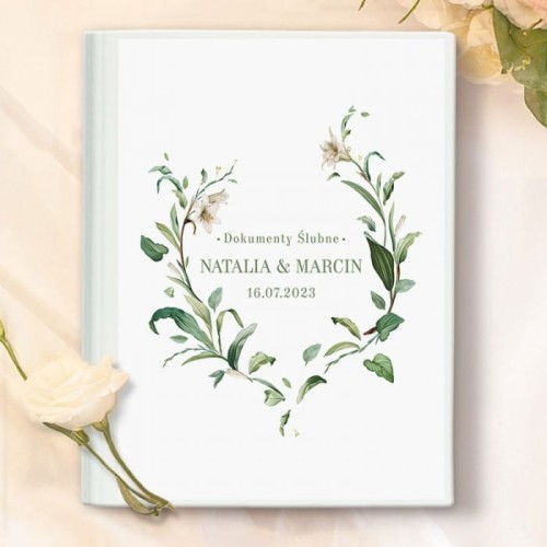 TECZKA na ślubną dokumentację Delikatne Lilie