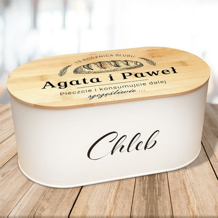 CHLEBAK praktyczny prezent na rocznicę ślubu