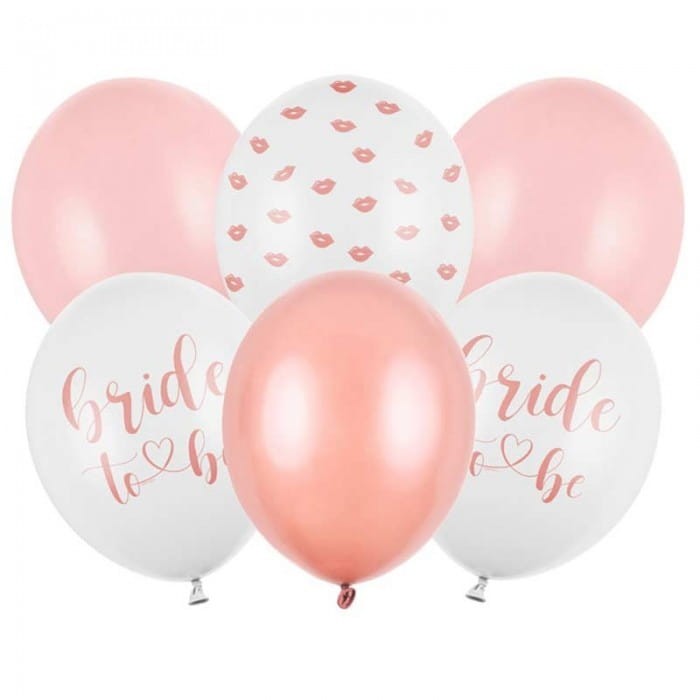 BALONY na Wieczór Panieński Zestaw MIX 6szt.
