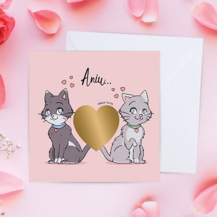 KARTKA ze zdrapką wyjątkowy prezent na Walenynki