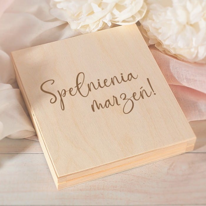 PREZENT na 18 urodziny pudełko na pieniądze Na spełnienie marzeń