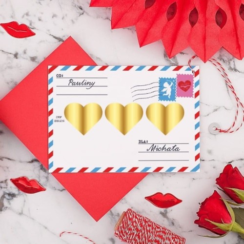 ZDRAPKA wiadomość do ukochanego Prezent Walentynkowy