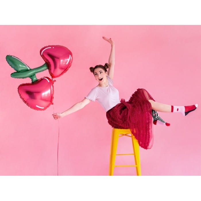 BALON Foliowy Wiśnie