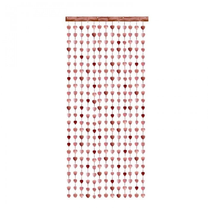 KURTYNA tło do zdjęć serduszka różowe złoto Dekoracja