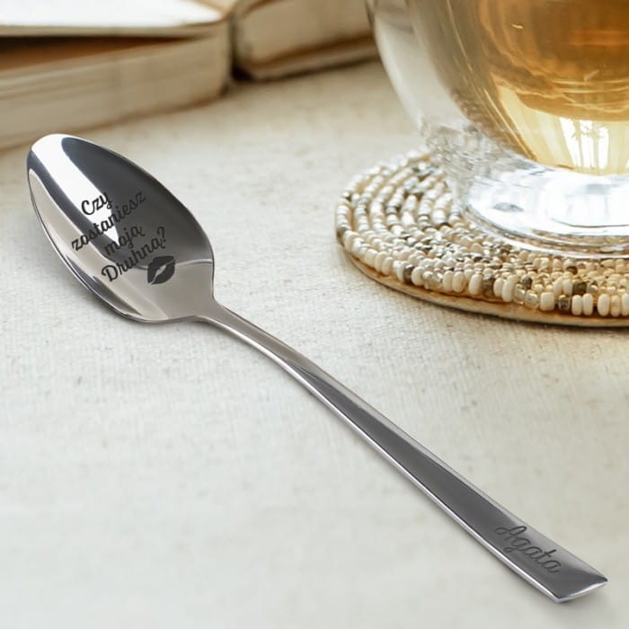 ŁYŻECZKA z grawerem Wyjątkowe pytanie ślubne