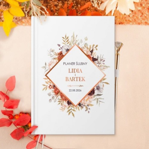 PLANER ślubny niezbędnik do organizacji wesela Barwy Jesieni