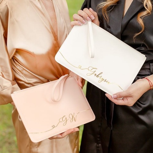 KOPERTÓWKA z eko skóry Złoty Napis Prezent dla niej