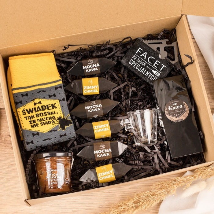 ZESTAW męskich gadżetów Prezent dla świadka lub taty