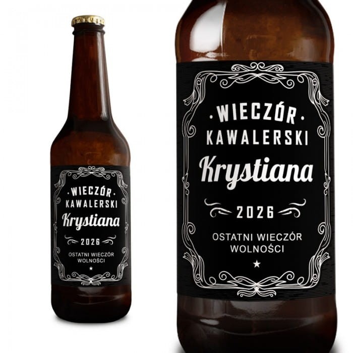 ETYKIETY na piwo Wieczór Kawalerski 10szt