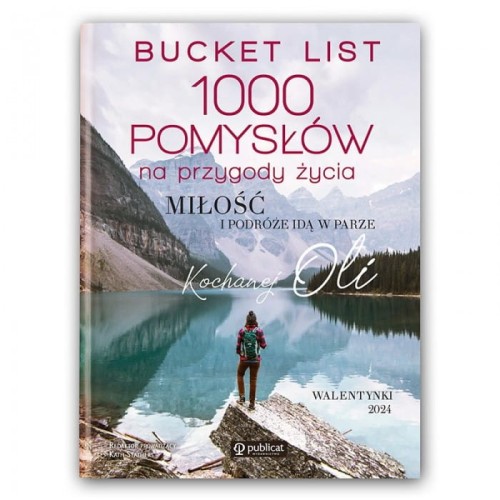 KSIĄŻKA na Walentynki Dla Niej Dla Niego 1000 Pomysłów Na Przygody Życia