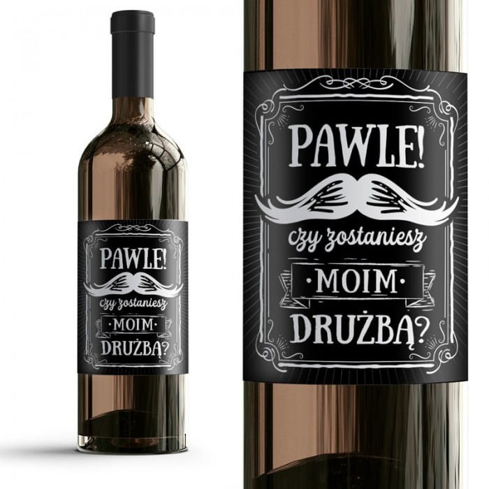 ETYKIETA na alkohol Pytanie do drużby