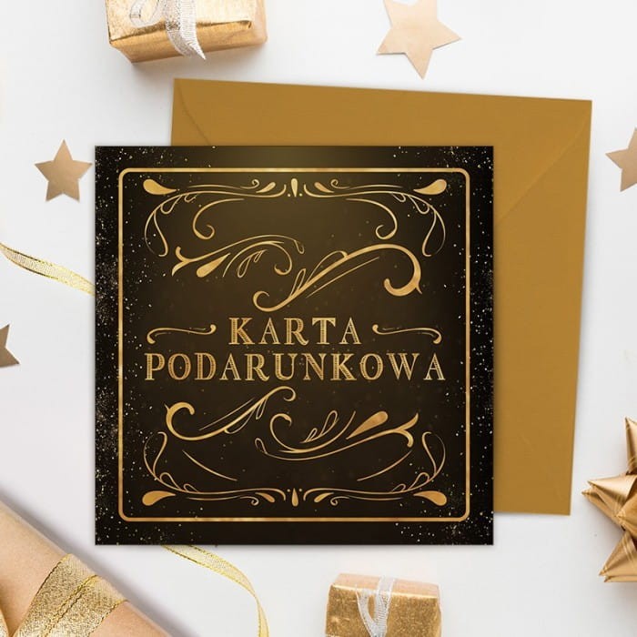 KARTA Podarunkowa do wszystkich sklepów +koperta