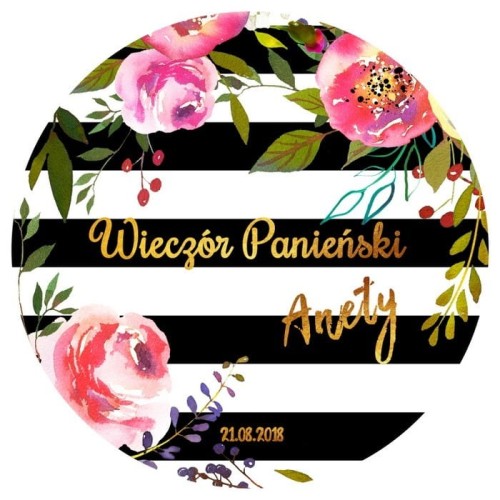 OPŁATEK na tort personalizowany Wieczór Panieński Ø20cm