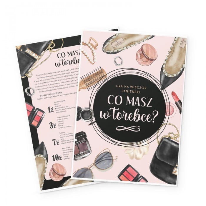 GRA na wieczór panieński Co masz w torebce?