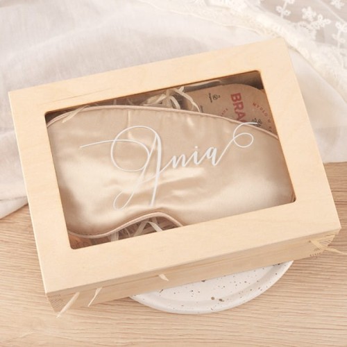 SKRZYNKA z szybką Podziękowanie dla Świadkowej Barwy Jesieni ZESTAW UPOMINKÓW