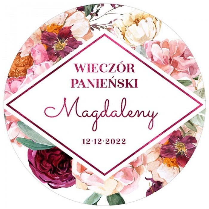 OPŁATEK na tort personalizowany Forever Together Ø20cm