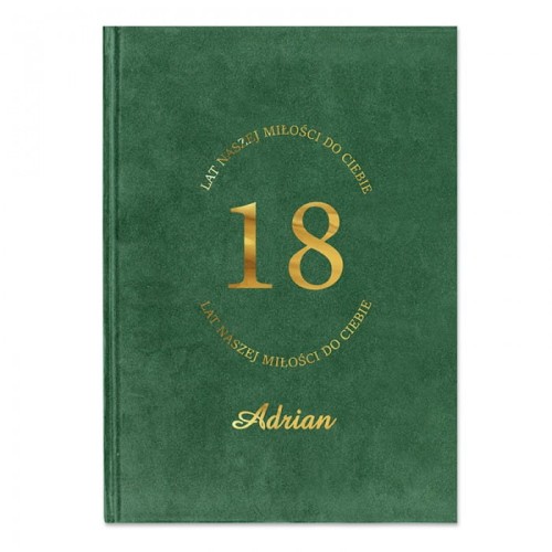 KSIĘGA Wspomnień z 18 urodzin Personalizowana