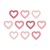 ZNACZNIKI w kształcie serca dekoracja na kieliszki 10szt