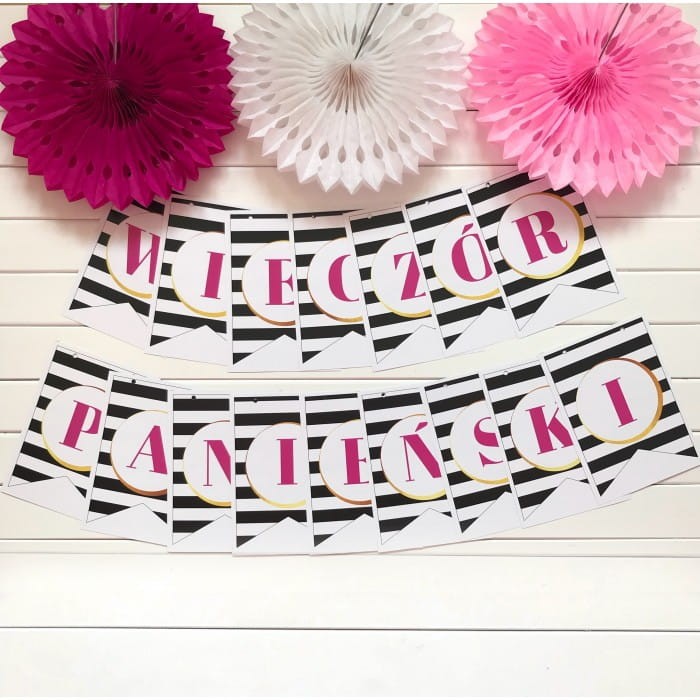 BANER dekoracyjny kolekcja Wieczór Panieński