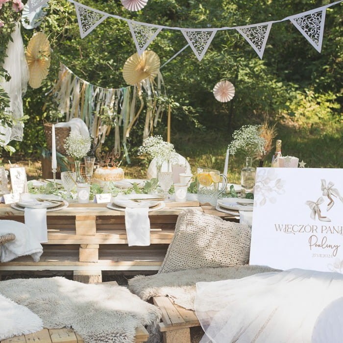 BAŃKI mydlane z personalizacją Wieczór Panieński w plenerze 10szt