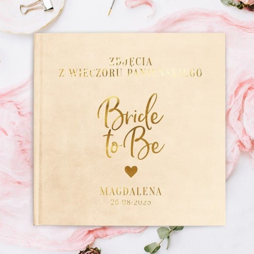 ALBUM foto na zdjęcia z instaxa na panieński Bride to Be