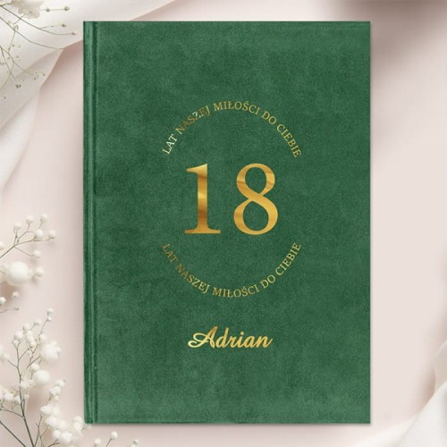 KSIĘGA Wspomnień z 18 urodzin Personalizowana