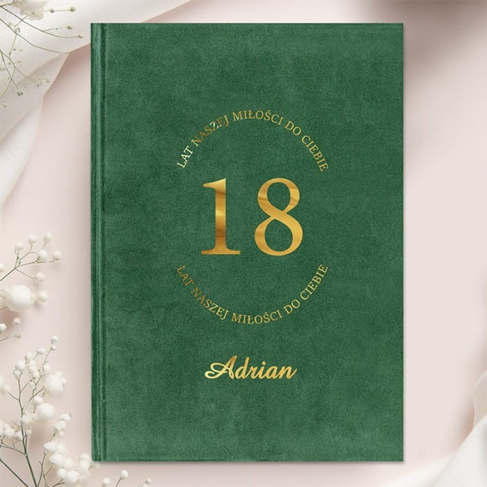 KSIĘGA Wspomnień z 18 urodzin Personalizowana